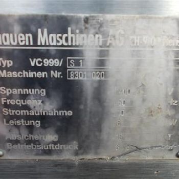 Inauen Maschinen VC999/S1 Vacuum Skin Packaging Machine