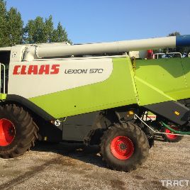 Claas Lexion 570 harvester for rent
