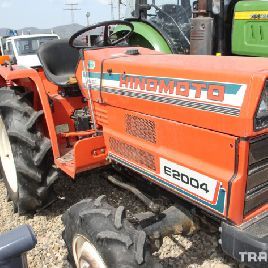 Hinomoto E 2004 with milling machine