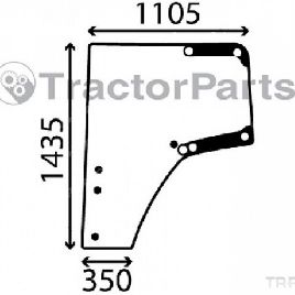 John-Deere Door (left) - John Deere 6030, 7030 series