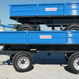 une remorque BELLUCCI & ROSSINI 5 tonnes à deux essieux
