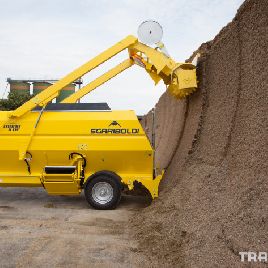 Mixer-trailers with and without milling machines SGARIBOLDI model MONOFEEDER