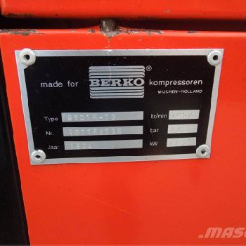 INNE SPRĘŻARKA ŚRUBOWA BERKO 11KW 13BAR!!