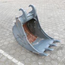 Rock spoon, 850 mm, 650 l, m. Tines, for T 63.20