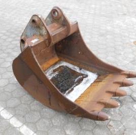 Tieflöffel 1100 mm width m. Teeth, 940 l content directly bolted, type: F 75.17