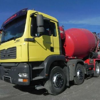 MAN TG-A 32.350 8x4 BB concrete mixer Stetter 9m³