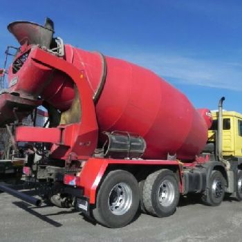MAN TG-A 32.350 8x4 BB concrete mixer Stetter 9m³