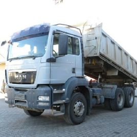 MAN TG-S 26.440 6x4 3-axle tipper Meiller, Intarder