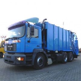 MAN F2000 FE 310 A refuse truck Schörling, bed