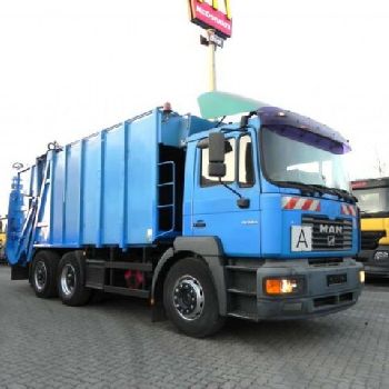 MAN F2000 FE 310 A refuse truck Schörling, bed