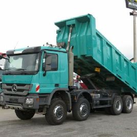 Mercedes-Benz Actros 4141 8x8 4 Achs Muldenkipper Meiller 17m