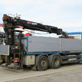 MAN TG-A 26.390 6x2 Flatbed Tail Crane Switch, Hiab