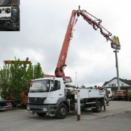 Mercedes-Benz Axor 1829 concrete pump Schwing 1.970h, 23.1 mtr