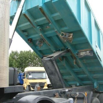 Mercedes-Benz Actros 4141 8x6 4 axle dump truck Meiller 17m³
