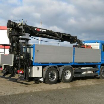 MAN TG-A 26.390 6x2 Flatbed Tail Crane Switch, Hiab