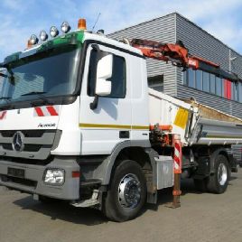 Mercedes-Benz Actros 1841 2-axle tipper crane Greiferst.