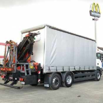 MAN TG-S 26.360 6x2-2 BL flatbed rear crane 5xhydr, f