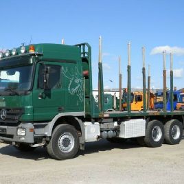 Mercedes-Benz Actros 2651 6x4 flatbed chassis V8, Retarde