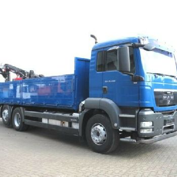 MAN TG-S 26.440 6x2-2 LL platform rear lift + steering