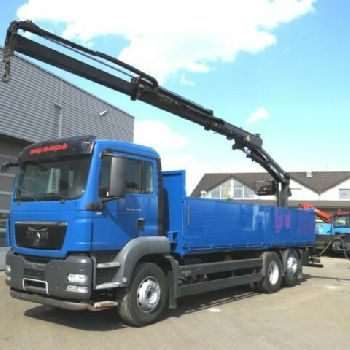 MAN TG-S 26.440 6x2-2 LL platform rear lift + steering