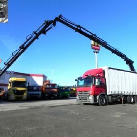Mercedes-Benz Actros 2541 6x2 platform crane 32m / to, Jib,
