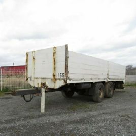 Remorque tandem à épeautre Remorque de chantier DTAP 18000