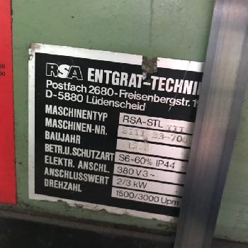 Brush Deburrer RSA RSA-STL