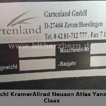 Other attachment spreaders for small tractors MFS 150