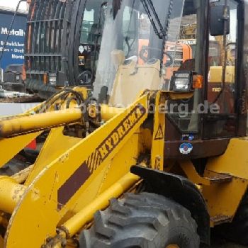 Hydrema WL 470, fire damage