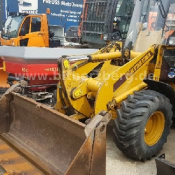 Hydrema WL 470, fire damage