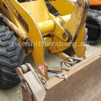 Hydrema WL 470, fire damage