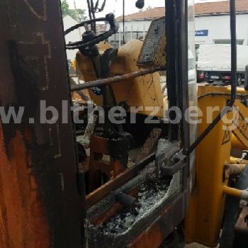 Hydrema WL 470, fire damage