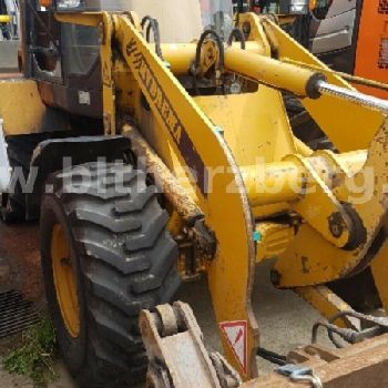 Hydrema WL 470, fire damage