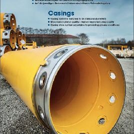 Bauer drill pipe double walled / Double walled casing Ø1500