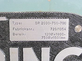 Honing Machine - Internal - Vertical Gehring GR2000-750-700