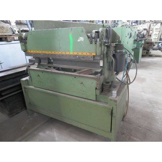 B10880 Hamburger compressed air press brake Abkante Biegemaschine used