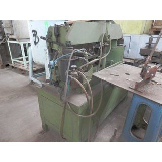 B10880 Hamburger compressed air press brake Abkante Biegemaschine used