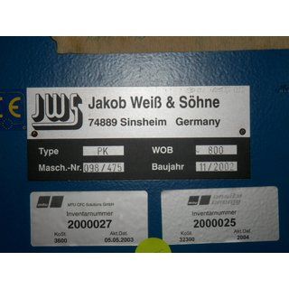 B12680 | Hydraulic calender embossing calender JWS-PK used
