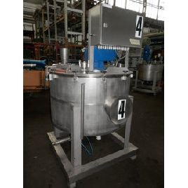 B12508 | VA mixing tank stirred tank double walled heating cool 5.5 Kw 750 L used