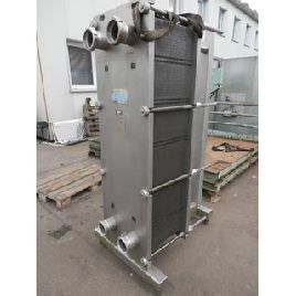 27780 | VA stainless steel plate heat exchanger heat transfer fluids heater radiator Sigma M66 used