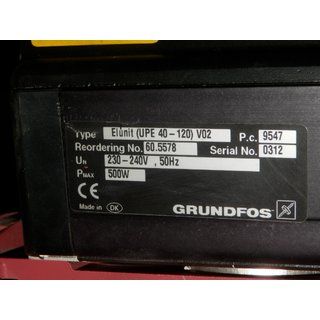 B13135 | Circulation pump Grundfos UPE 40-120 with Elunit used