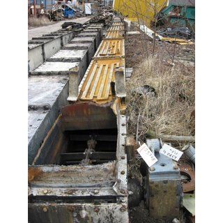 23778 | Trough chain conveyor Redler heatable coolable TKF 11.8 m 550 x 420 to 300 to / H used