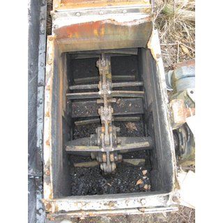 23778 | Trough chain conveyor Redler heatable coolable TKF 11.8 m 550 x 420 to 300 to / H used