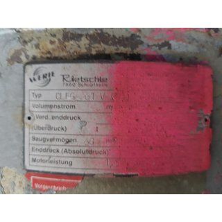 B13975 Vacuum Pump 1.5 kW CLFG 61V
