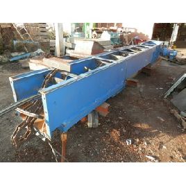 B12210 | TKF KKF 500 Trough Chain Conveyor Redler Wood Chips Pellets Granule Conveyor 11.34 m used