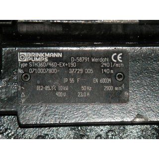 B12493 | Ex Schlürf submersible pump emulsion coolant pump 10 kW used