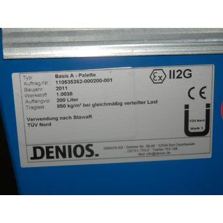B13020 | Drip tray for liquids 200 Ltr used