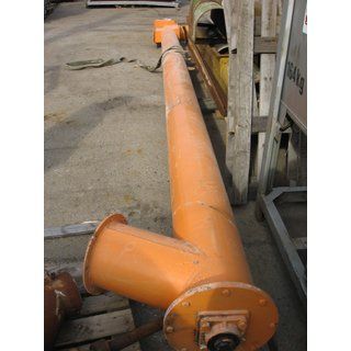 B12103 | Cement pipe screw conveyor used 6800 x 250