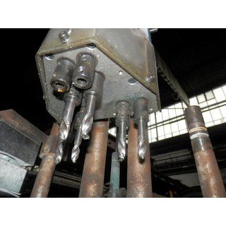 B12863 | Multiple boring machine Door belt boring machine Schüco used