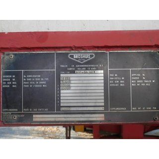 B13252 | Semi-trailer Broshuis 2A0-12-20V used